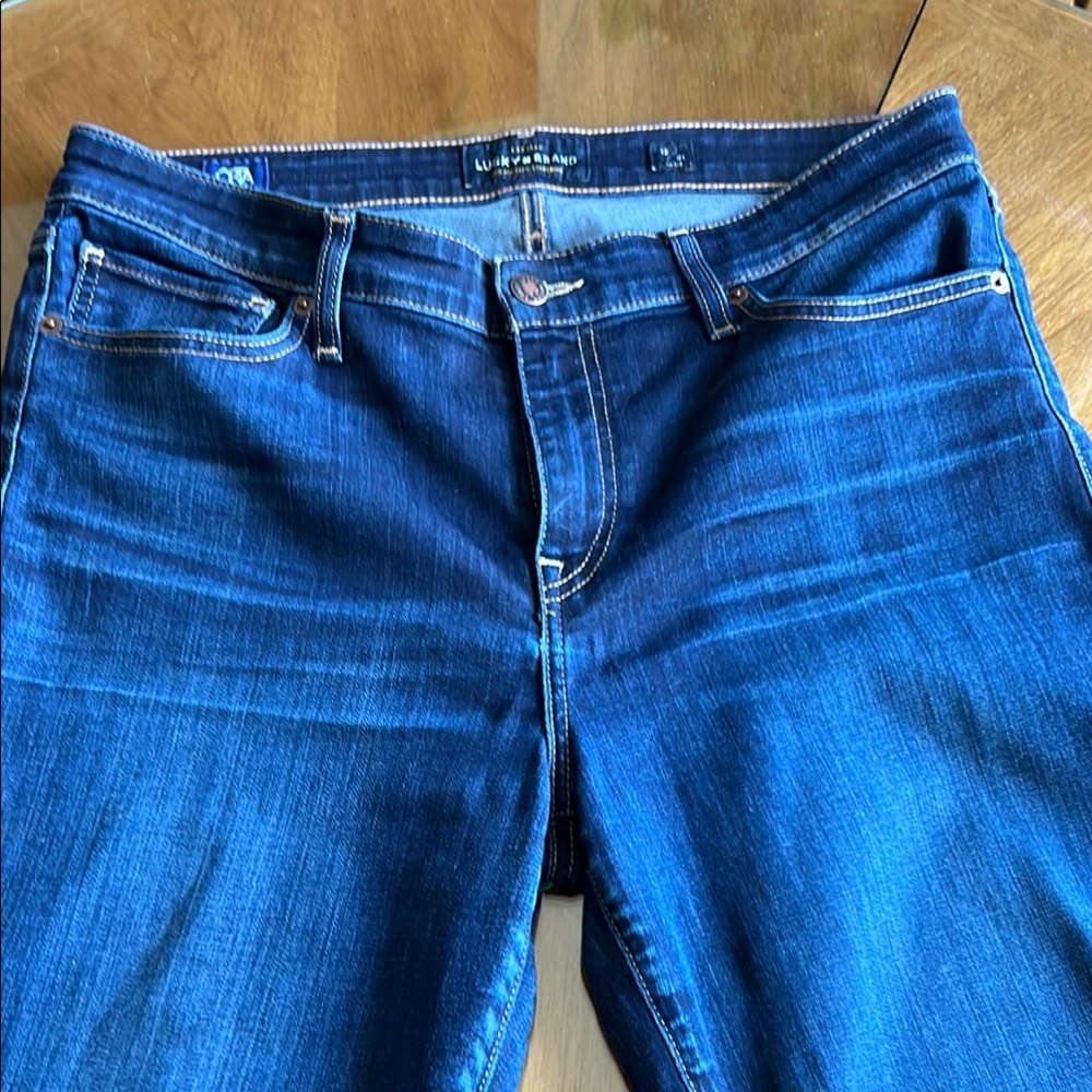 Lucky Brand Ava Straight Jeans Size 12 Orta Premium Denim